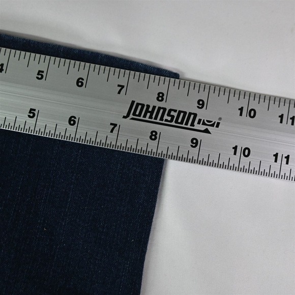 Gloria Vanderbilt 10 Short Stretch Waist Bootcut Dark Wash Denim Womens Jeans - Picture 5 of 9